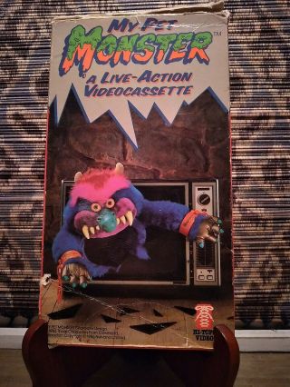MY PET MONSTER A Live Action and Volume 5 Monster Movie Hi - Tops Video RARE 2 VHS 3