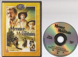 Disney Menace On The Mountain (dvd,  1970) U.  S.  Issue Rare Young Jodi Foster