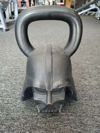 Rare Onnit Star Wars Special Edition Darth Vader 70 Pounds Lb Faced Kettlebell
