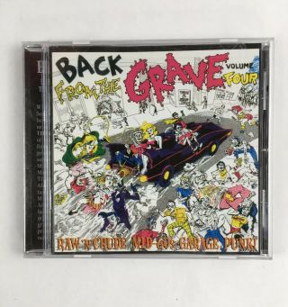 Back From Grave Back From Grave 4 Various - Cd Rare 1960s Garage Punk Crypt Rec