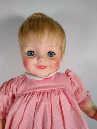 Madame Alexander 20 " Smiley Doll,  Circa 1970.  Rare Laughing Baby