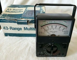 Vintage Multitester Micronta 43 - Range No.  22 - 214 1970s