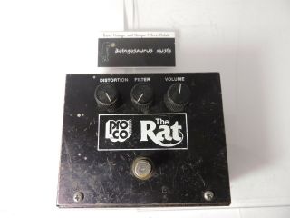 Vintage 1983 Proco Rat Distortion Effects Pedal Big Box Lm308 Ic Rare