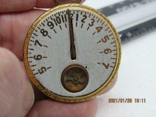 Rare Antique Pocket Compass Clock Pocket Watch Fob Sun Dial (2021a5)