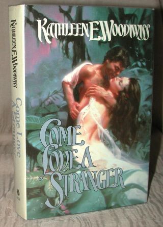 Come Love A Stranger Kathleen E.  Woodiwiss 1984 Rare Avon Romance Hc/dj Bce