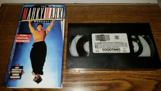 The Marky Mark Workout (vhs,  1993) Rare Mark Wahlberg Donnie Gym