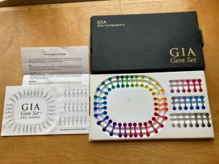 Jeweler’s Gia Gem Set For Colored Stone Identification Rare Gem Set Hue Wheel