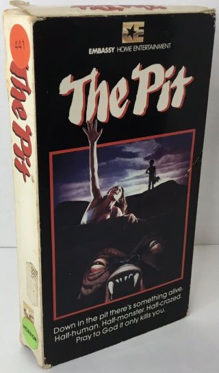 The Pit Vhs Rare 80’s Horror 1981 Embassy Release As On Best Of The Worst