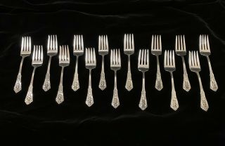 Rose Point By Wallace Sterling Silver Salad Fork (s)