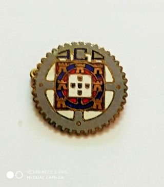 Antique And Rare Lapel Pin Badge/brooche From Acp - Portuguese Automobile Club
