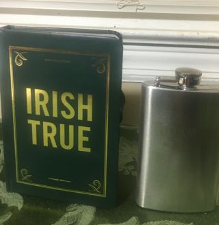 Tullamore Dew Irish Whiskey Irish True 4oz Flask Hidden Inside Book Rare