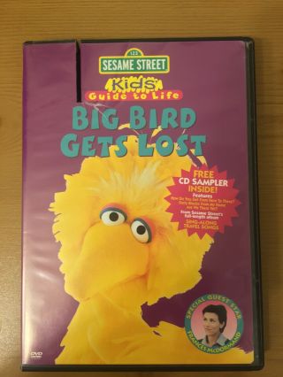 Dvd Sesame Street Big Bird Gets Lost Story,  Sampler Sing - Along Songs Elmo Rare