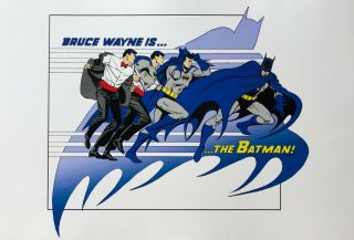 Jose Luis Garcia Lopez Rare Batman & Bruce Print Powers 1980s Last One