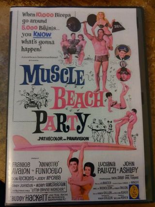 Muscle Beach Party (rare 1964 Dvd) Frankie Avalon Annette Funicello