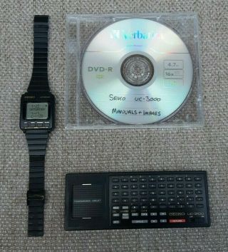 Seiko UC - 3000 VERY Rare Vintage Computer Watch (Memo - Diary) UW02,  UK02 2