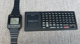 Seiko UC - 3000 VERY Rare Vintage Computer Watch (Memo - Diary) UW02,  UK02 3