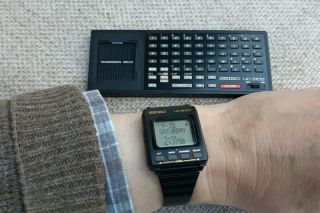 Seiko UC - 3000 VERY Rare Vintage Computer Watch (Memo - Diary) UW02,  UK02 6