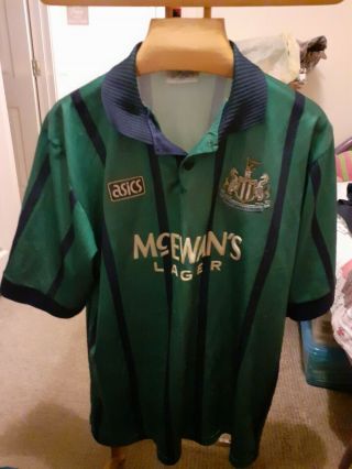 Rare Old Newcastle United Away 1994 Football Shirt Size Adults Xx Large