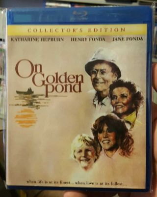 On Golden Pond 1981 Blu - Ray Like - Scream Factory Collectors Edition Oop Rare