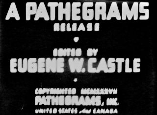 16mm Rare Early Castle Film Coronation Of Queen Circa 1938