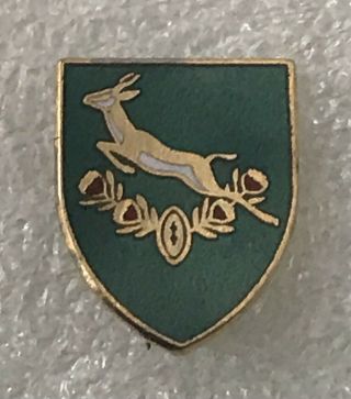 South Africa Rugby Union Supporter Enamel Badge - Very Rare Old Springbok Design