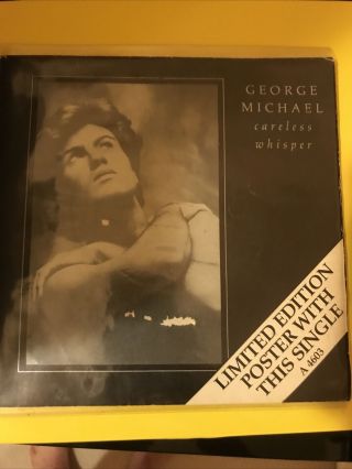 George Michael Careless Whisper Rare.  Ltd Edition Poster