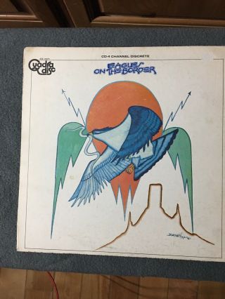Eagles On The Border Vinyl Lp Quadraphonic Rare Oop