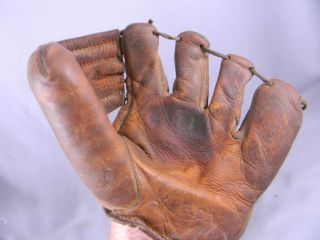Vintage Reach Baseball Mitt Glove Al Smith 1950s - 1960s Leather Rare Model 2153