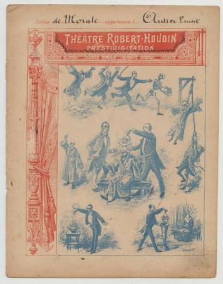 Rare & Theatre Robert Houdin Souvenir Circa 1890 - 6