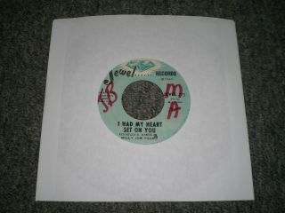 Billy Joe Young I Had My Heart Set On You / The Push Rare Soul Fast