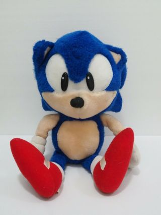 Sonic The Hedgehog Sega 1993 Plush 16 " Stuffed Toy Doll Japan Rare