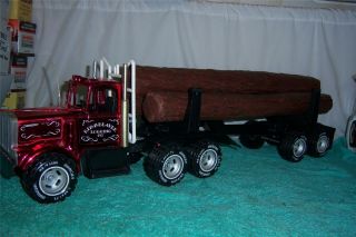 Duncan Biz - z - Beaver Logging Co Semi - Truck Rare Plastic Complete Toy 28 