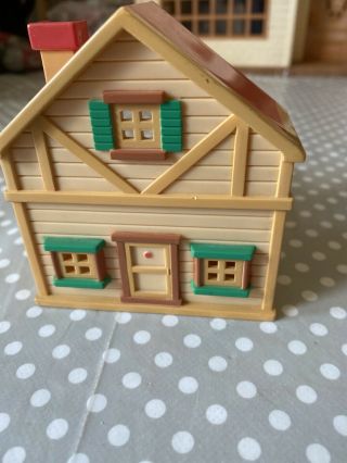 Sylvanian Families Rare Mini Fold Up Vintage Little World House Set