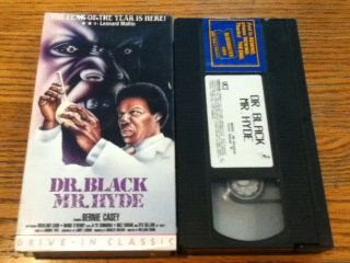 Dr.  Black,  Mr.  Hyde (1976) Bernie Casey - Cult Horror - Vci - Rare - Oop - Vhs