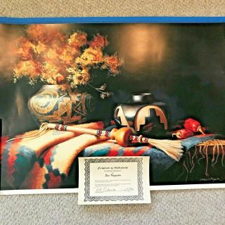 Rare " Linking Traditions " By Sue Krzyston Print 29/ 300 Signed Unframed