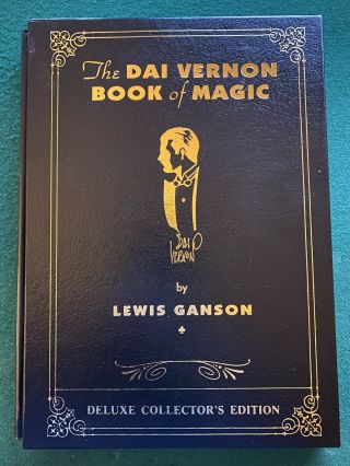 The Dai Vernon Book Of Magic Deluxe Collector Edition 2/100 Signed Rare