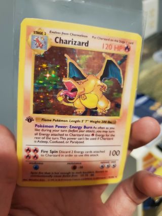 1st Edition Shadowless Charizard 4/102 Rare Nm Proxy Holo Best Proxy Ever