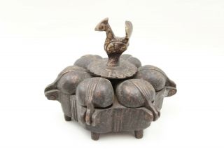 Chinese Bronze Opium Pod Transporter - Extremely Rare 19th Century.