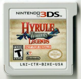 Rare Nintendo 3ds Hyrule Warrior Legends Nfr Retail Demo Cartridge Kiosk Game