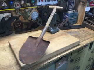 Antique Ww1 U S Soldiers T Handle Trenching Shovel