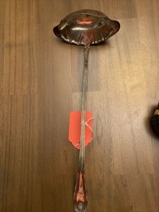 Silver Plate Punch Ladle 14” Long