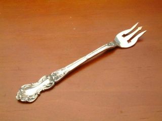 Meadow Rose By Watson Sterling Silver Seafood Cocktail Fork 5.  75 "