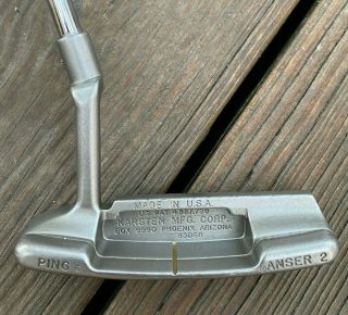 Extremely Rare Nickel Ping Anser 2 Putter,  Beni,  33.  5 In.