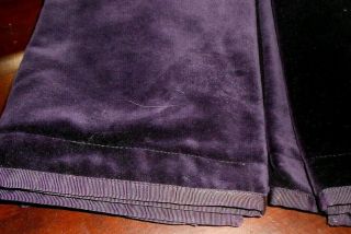 Pre - Owned Rare Ralph Lauren Bohemian Paisley Purple Velvet Standard Shams