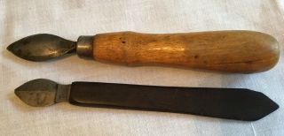 Antique Blood Letting Tools,  One Miller Bro.  Usa,  Other Unmarked
