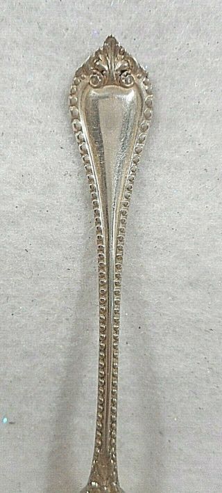 Sterling Silver Souvenir Demitasse Spoon Newport,  RI Old Mill,  ca.  1900 3