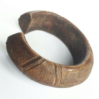 Antique African Manilla Currency Bracelet Bronze Trade Money Old Tribal No.  9 2