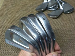 Mizuno Pro TN - 93 Forged Irons 3 - P,  Rare Sand Wedge,  Numbered,  Heads Only 3