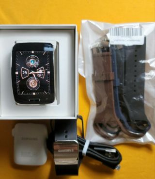 Samsung Galaxy Gear S Sm - R750p Curved Amoled Rare Smartwatch Wi - Fi Bluetooth