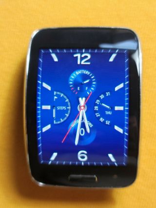 Samsung Galaxy Gear S Sm - r750p curved amoled rare smartwatch wi - fi bluetooth 2